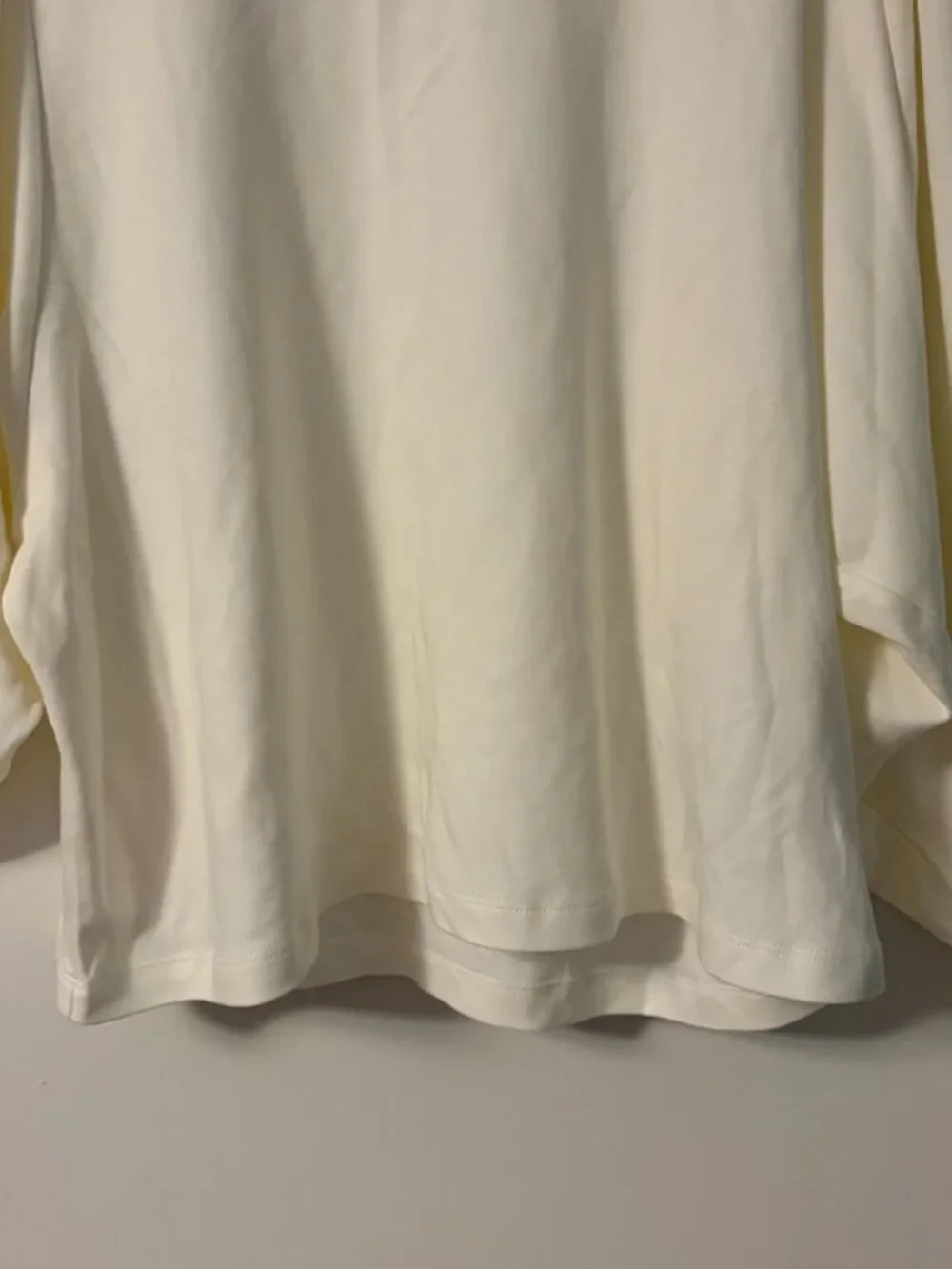 Banana Republic puff sleeve pullover size XL NWT minimalist neutral flowy